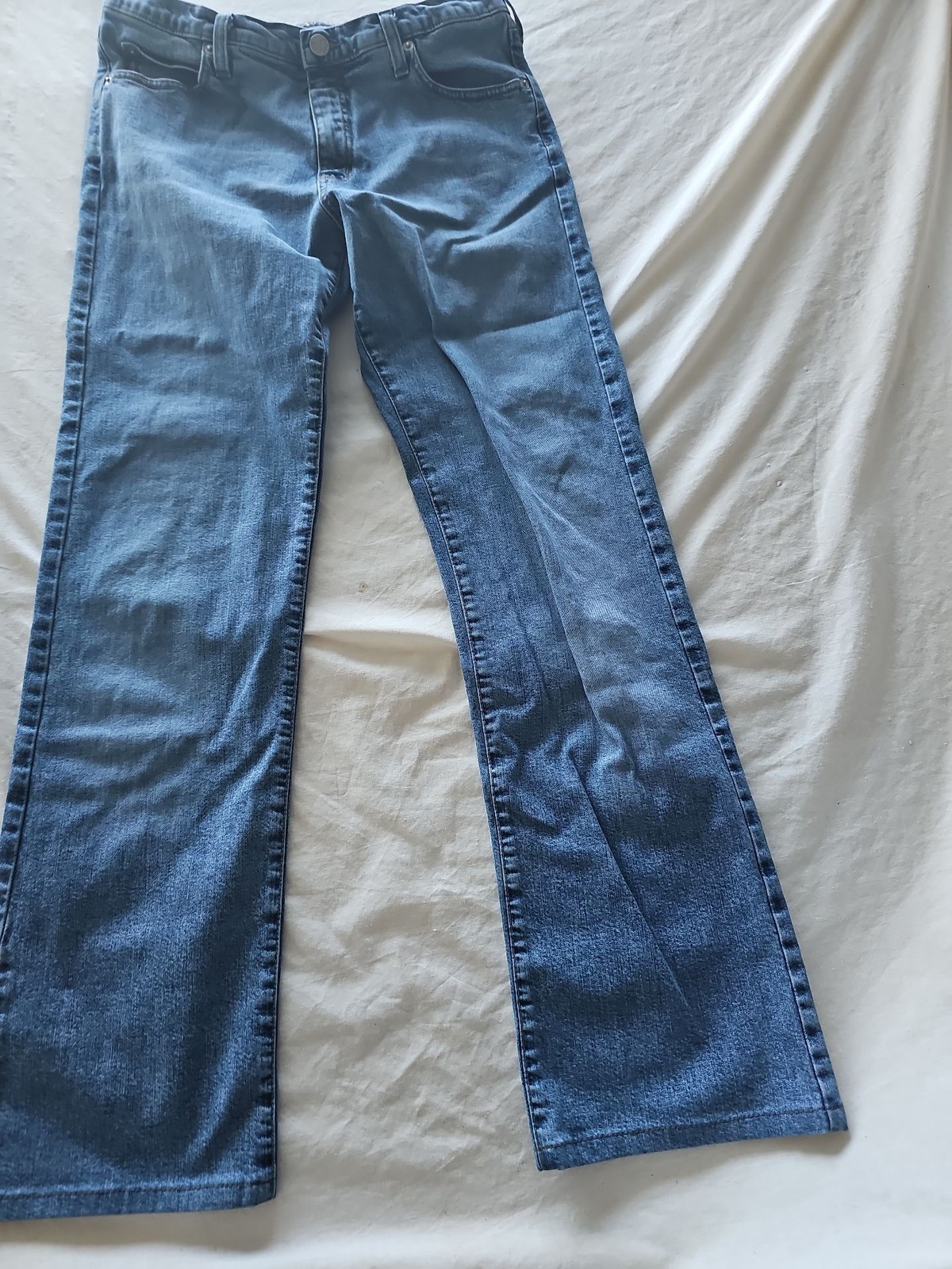 Armani Jeans Classic Blue Denim Mid-Rise Straight Leg Jeans  340