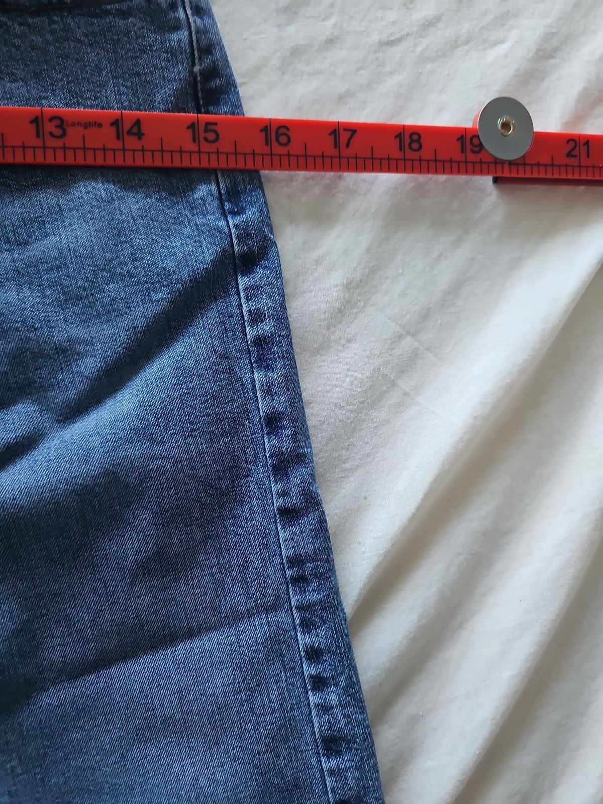 Armani Jeans Classic Blue Denim Mid-Rise Straight Leg Jeans 340 - Image 5