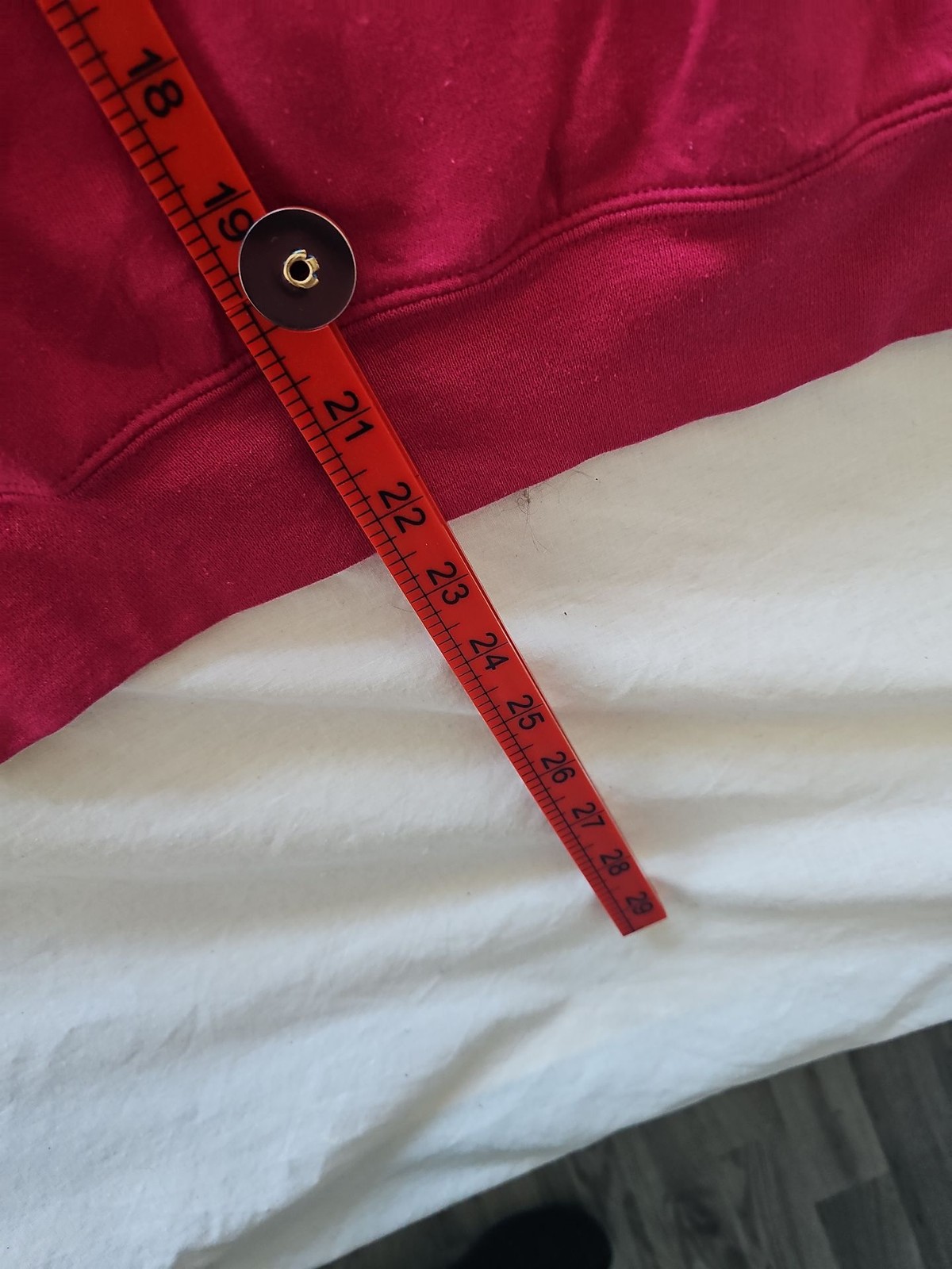 Champion Central Arizona College Hoodie Magenta Medium 285 - Image 12