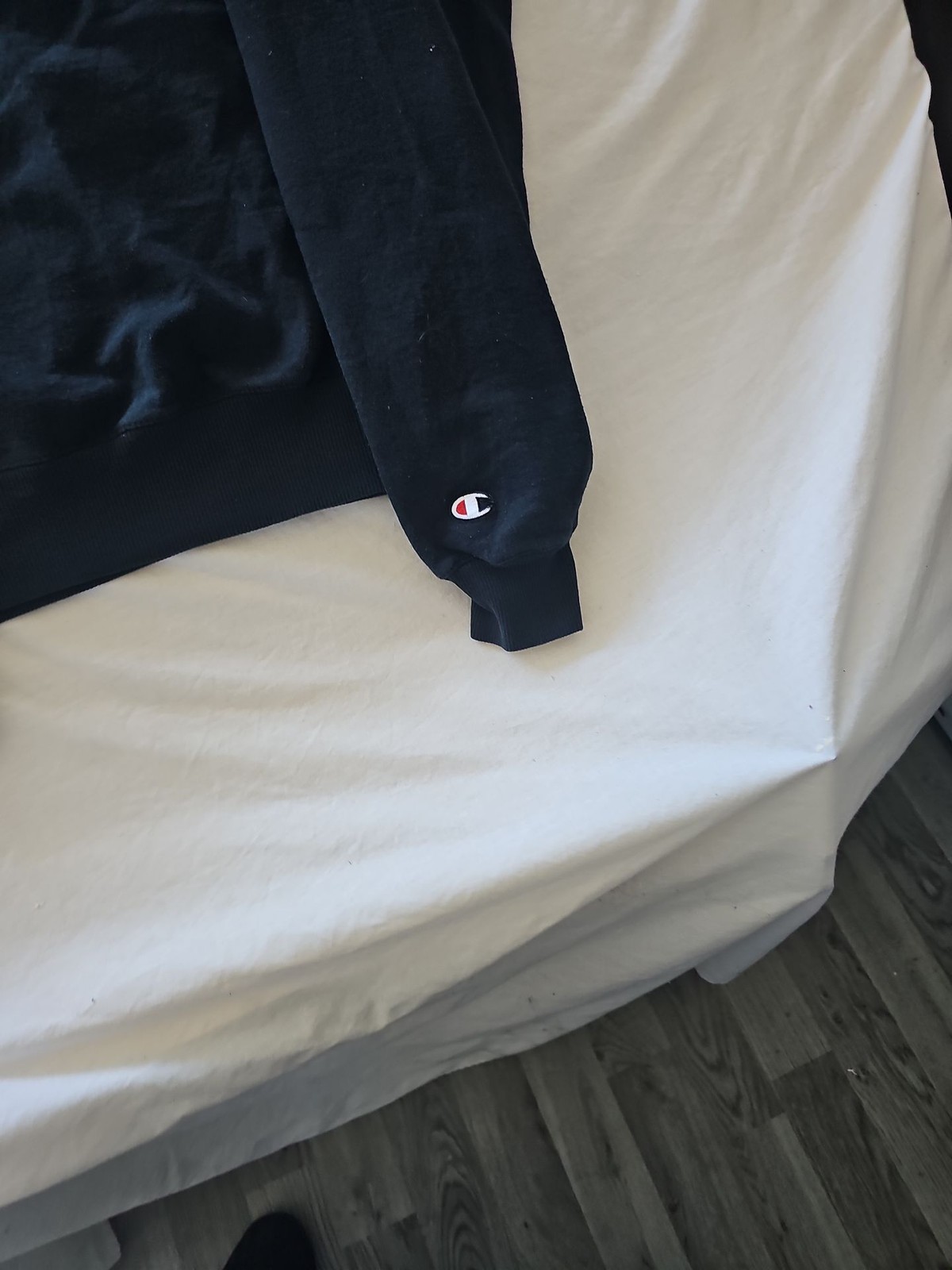 Vintage Champion Eco Fleece Navy Blue Crewneck Sweatshirt 279 - Image 8