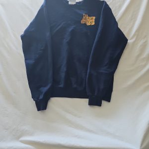 Champion Eco Authentic Navy Crewneck Sweatshirt 'AH' Embroidery  280