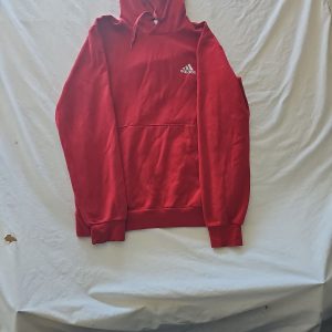 Adidas Essential Red Pullover Hoodie - Men's Large  282