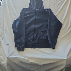 Champion Eco Authentic Navy Full-Zip Hoodie 2XL v283