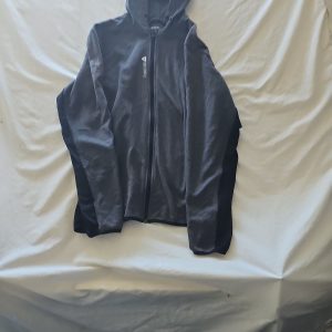 Reebok Men's Full-Zip Performance Hoodie Charcoal Grey Size L  277