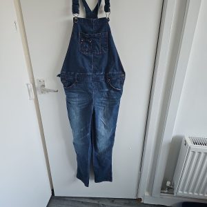 Vigoss Jeans Dark Wash Denim Overalls Size L  268