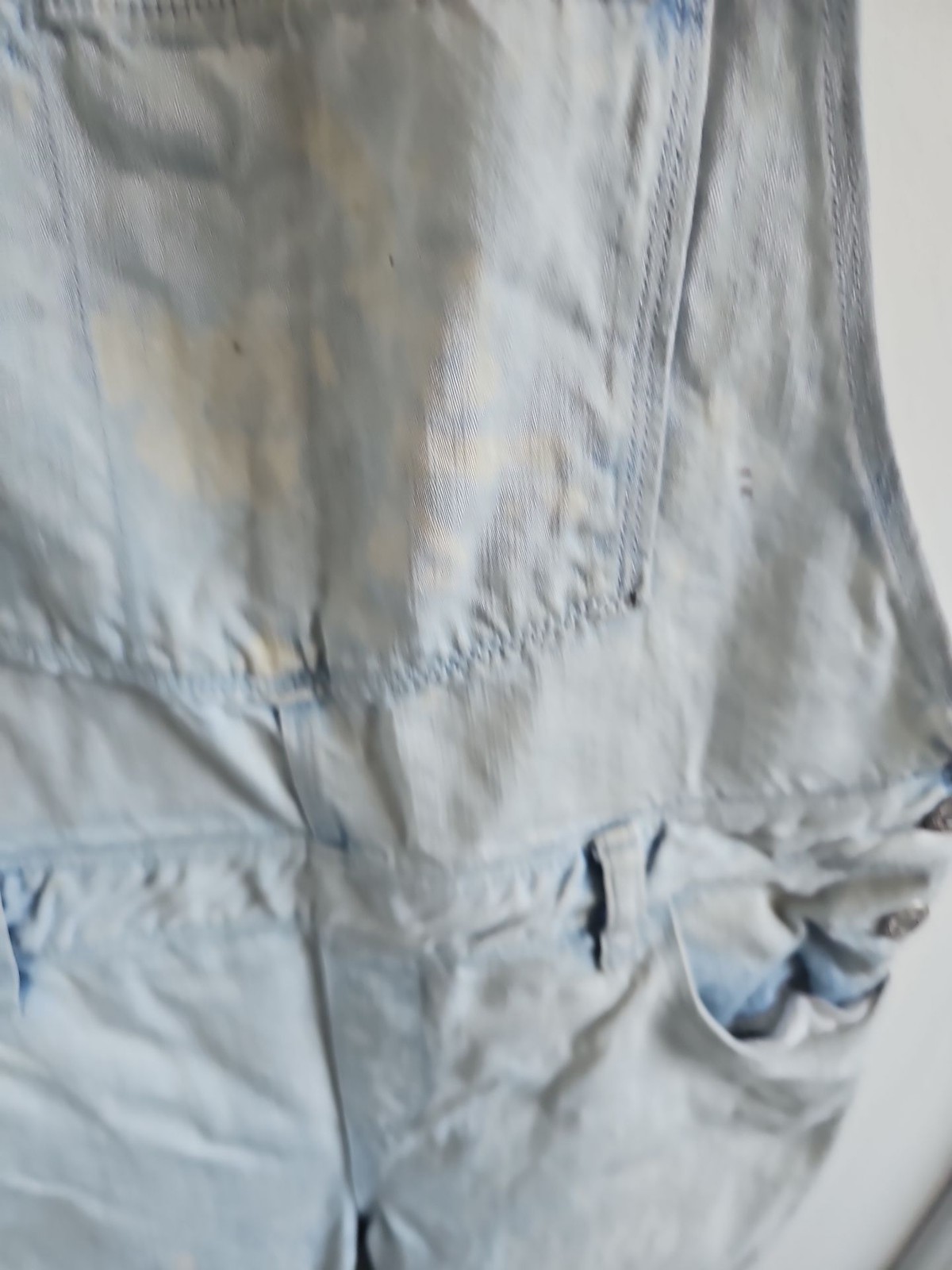 Old Navy Women's Light Wash Boyfriend Skinny Denim Overalls 272 - Image 8