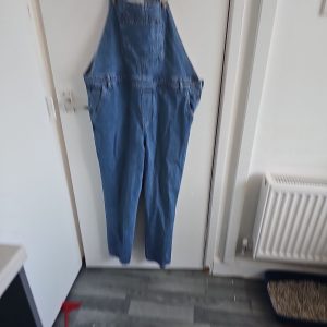 White Stuff Blue Denim Dungarees Size 16R  264