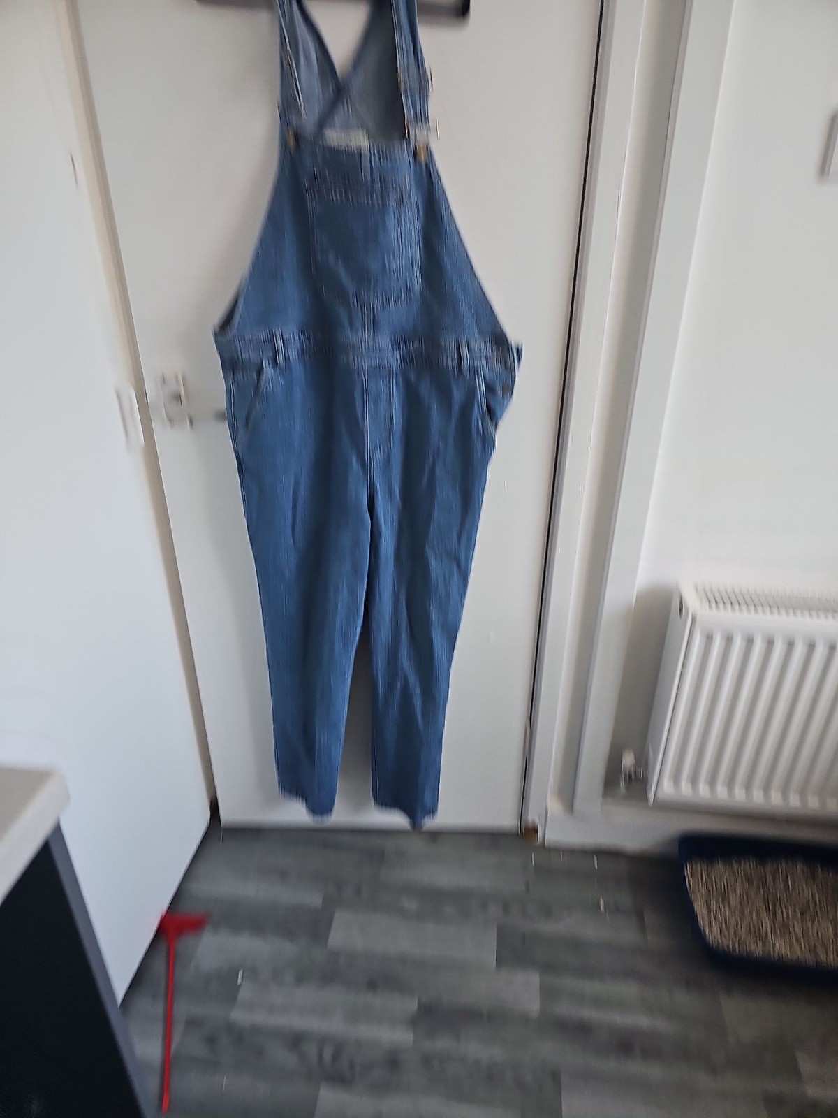 White Stuff Blue Denim Dungarees Size 16R 264