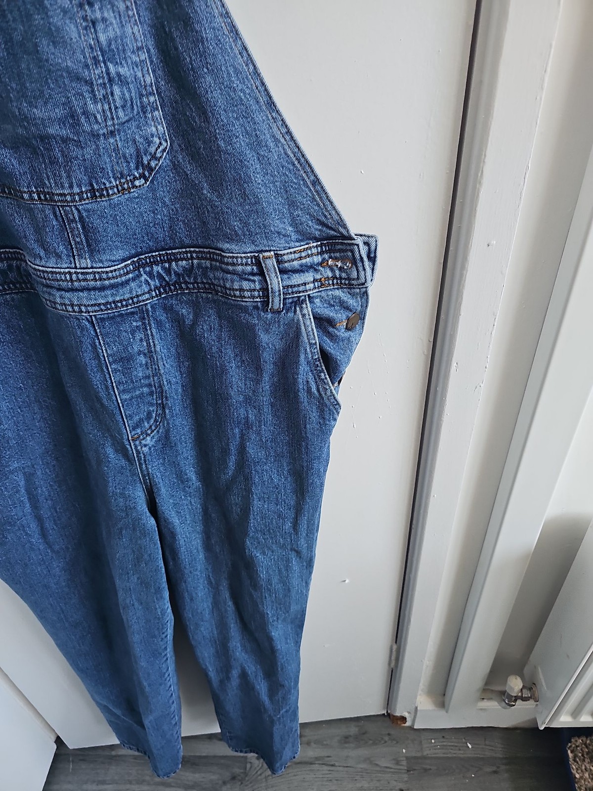 White Stuff Blue Denim Dungarees Size 16R 264 - Image 9
