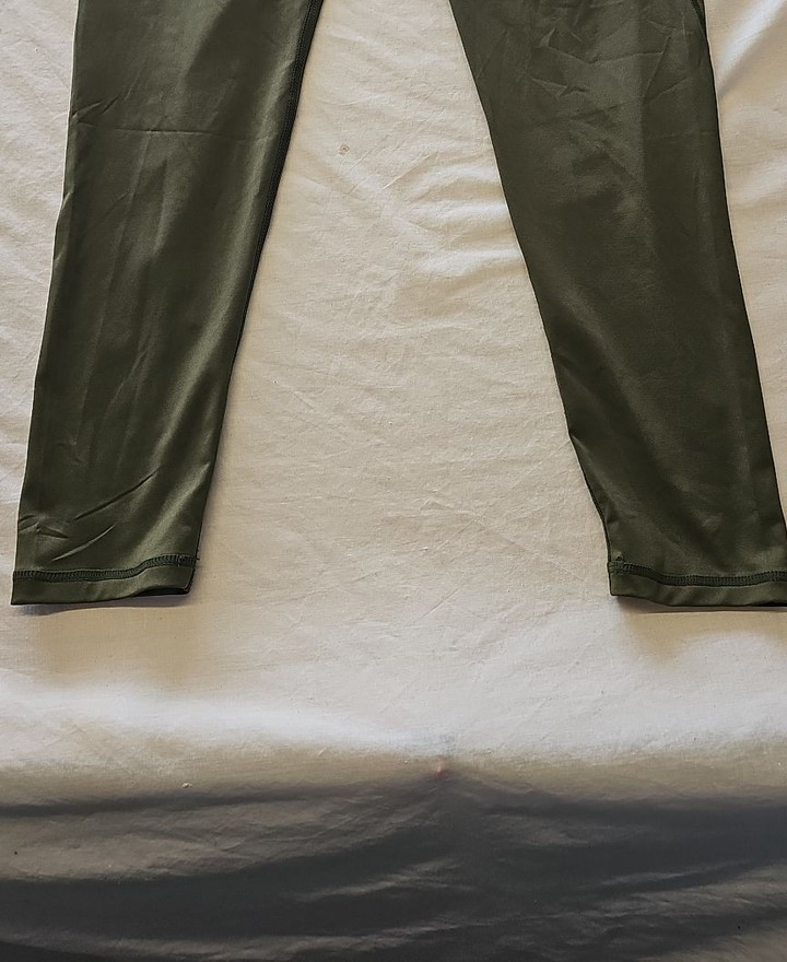 Be Defiant Activewear Olive Green Performance Leggings approx uk10 P755 - Image 8