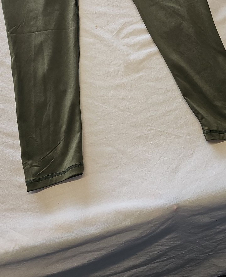 Be Defiant Activewear Olive Green Performance Leggings approx uk10 P755 - Image 12