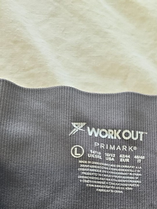 Primark WORKOUT Seamless Ribbed Leggings in Charcoal Grey P757 - Image 7