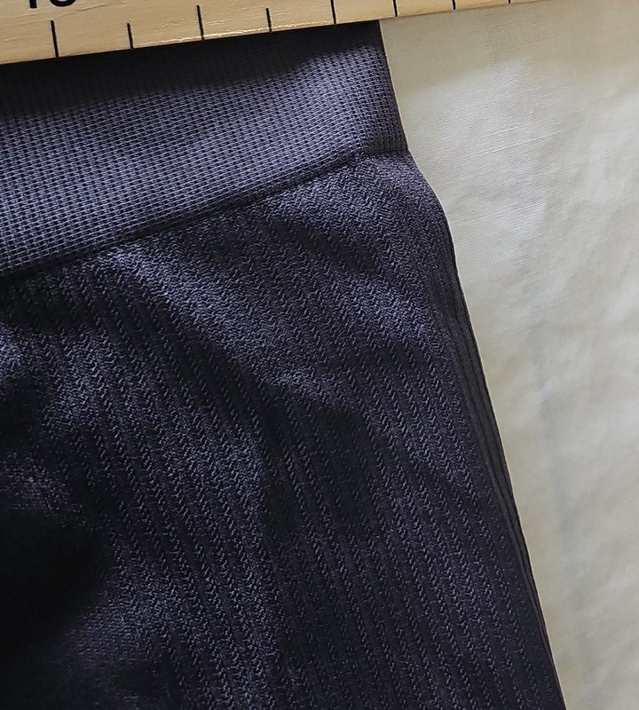 Primark WORKOUT Seamless Ribbed Leggings in Charcoal Grey P757 - Image 9