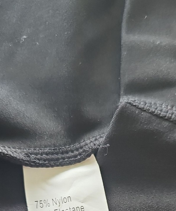 Black High-Waisted Flare Yoga Pants Xl P749 - Image 10