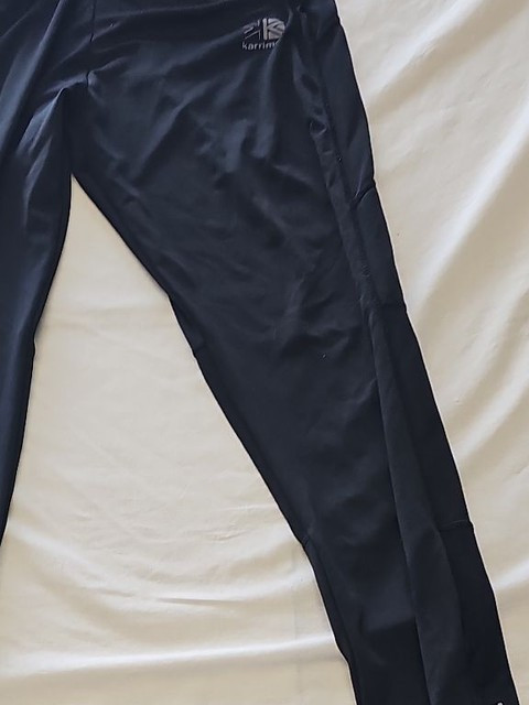 Karrimor Run Men's XL Black Running Tights with Ankle Zips Xl O734 - Image 6