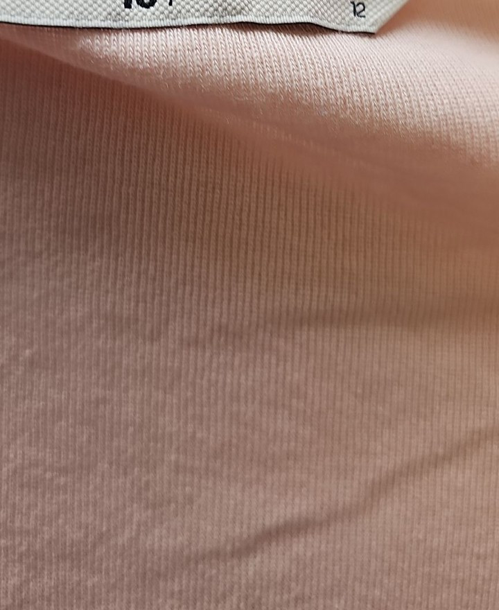 Tu Woman Peach Pink Henley Long Sleeve Top - Size 12 N580 - Image 8