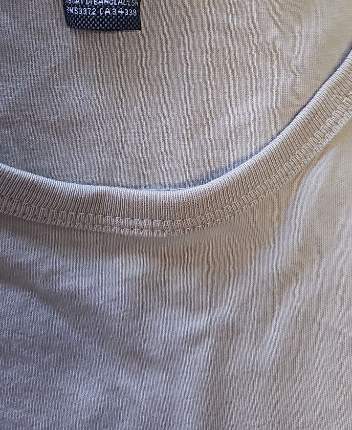 French Connection Men's Beige Pocket T-Shirt Size M Q769 - Image 10
