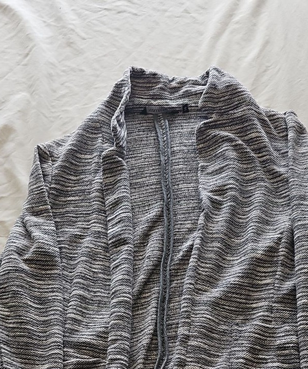 Debenhams The Collection Grey Textured Open Front Cardigan uk16 R787 - Image 7