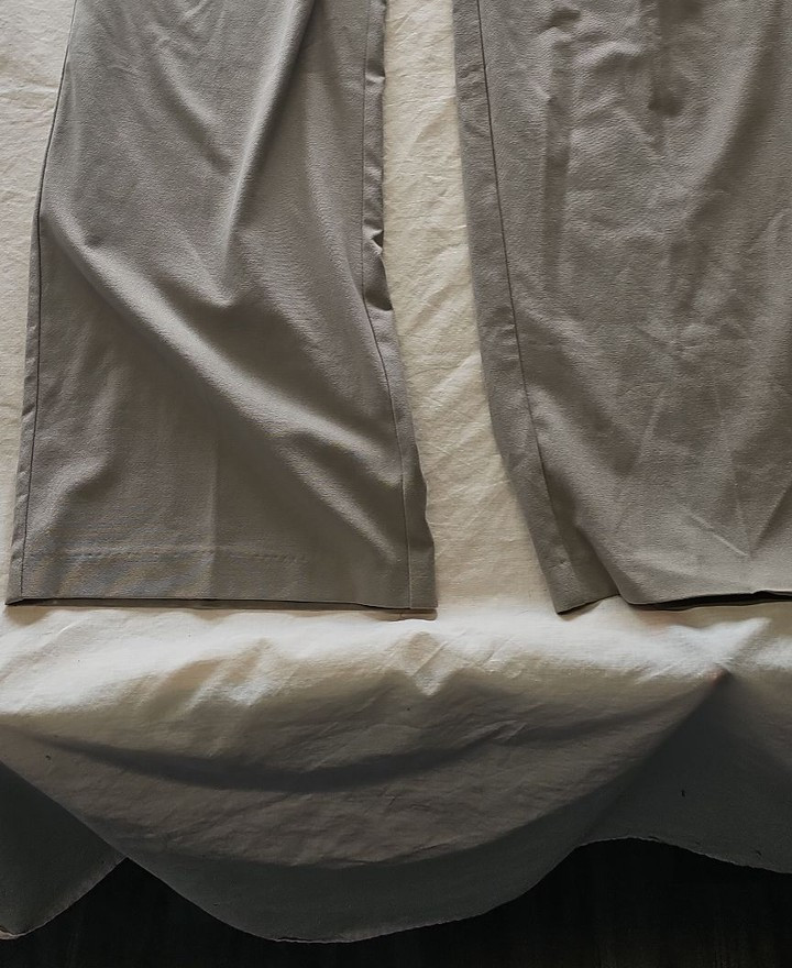 Pull&Bear Men's Grey Chino Trousers Wide Leg Size XL R793 - Image 7