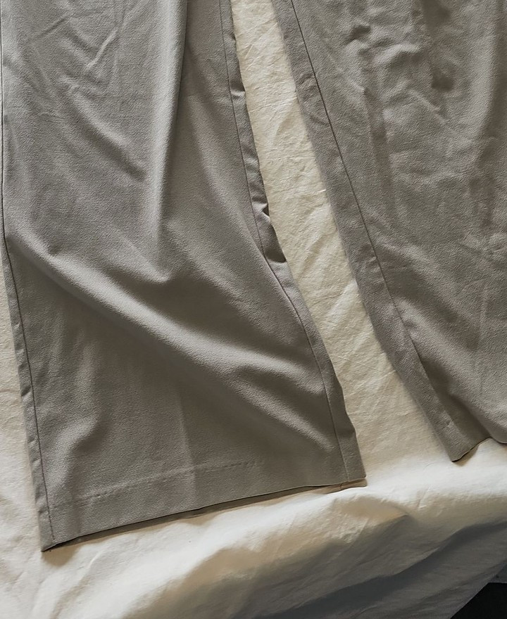 Pull&Bear Men's Grey Chino Trousers Wide Leg Size XL R793 - Image 11