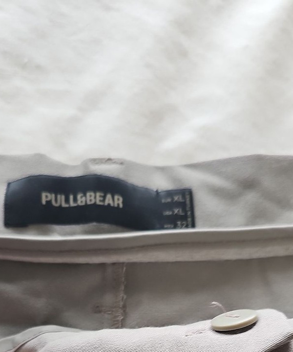 Pull&Bear Men's Grey Chino Trousers Wide Leg Size XL R793 - Image 8