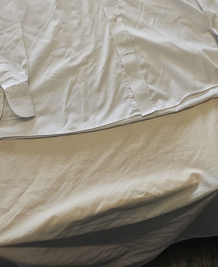 M&S Collection White Regular Fit Long Sleeve Dress Shirt 18 S810 - Image 12