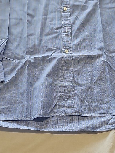 Charles Tyrwhitt Men's Light Blue Plaid Dress Shirt 17.5 36 S805 - Image 8