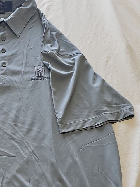Doha Golf Club Collection Mens XXL Performance Polo Shirt in Slate Blue S813 - Image 8