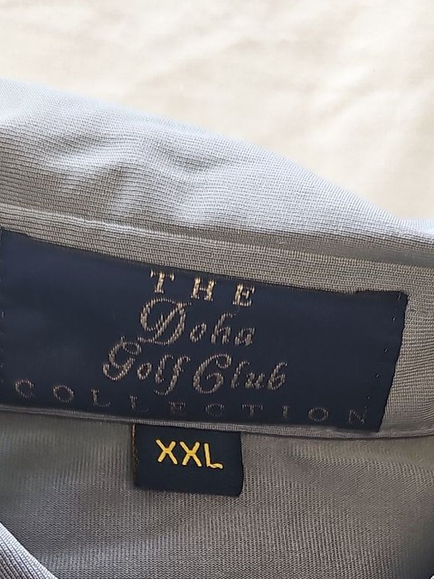 Doha Golf Club Collection Mens XXL Performance Polo Shirt in Slate Blue S813 - Image 9