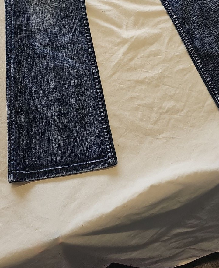 River Island Y2K Vintage Dark Wash Flare Jeans Size 8 T825 - Image 12