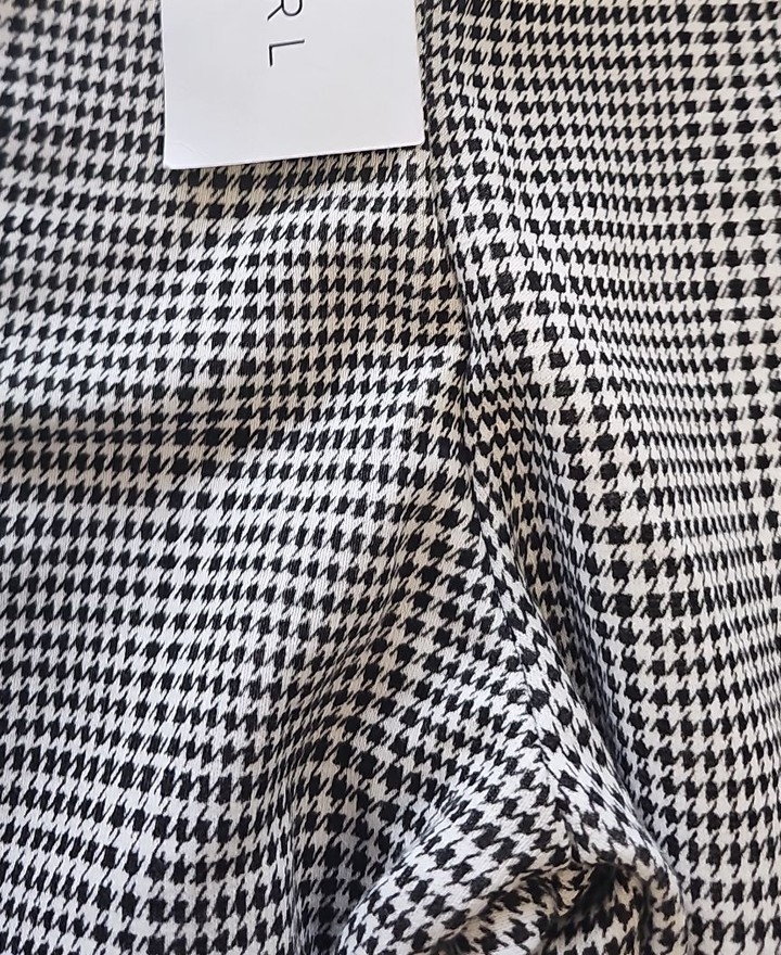 PixieGirl Monochrome Houndstooth Print Flare Leg Trousers - NWT uk8 T826 - Image 9