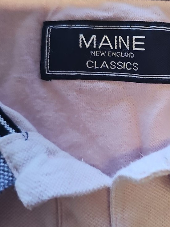 Maine New England Classics XXXL Striped Polo Shirt V854 - Image 4