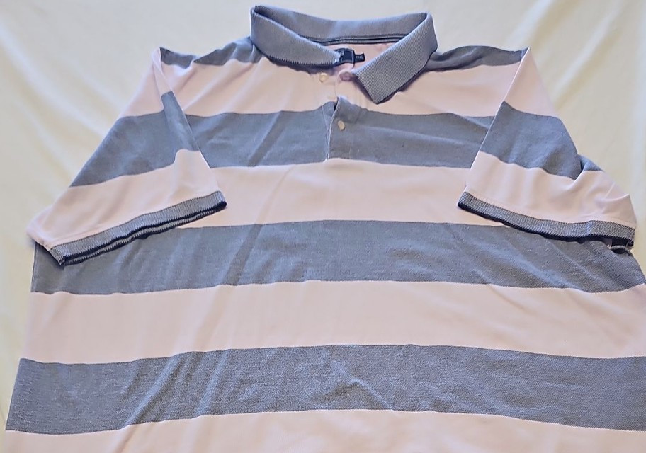 Maine New England Classics XXXL Striped Polo Shirt V854