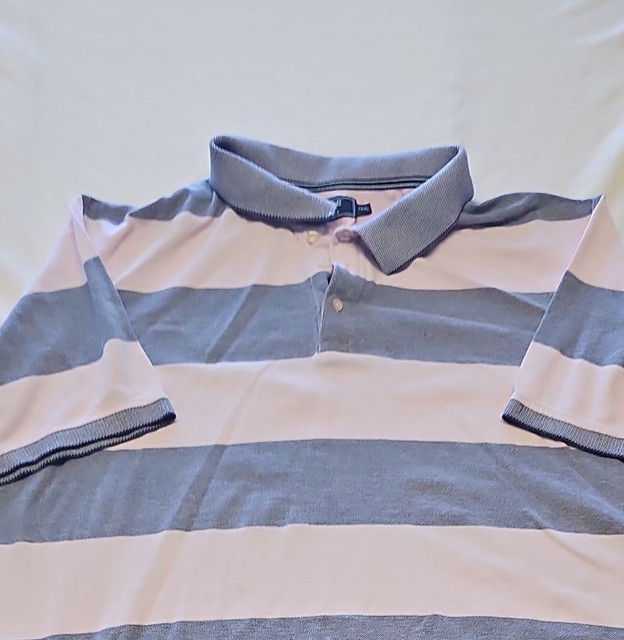 Maine New England Classics XXXL Striped Polo Shirt V854 - Image 3