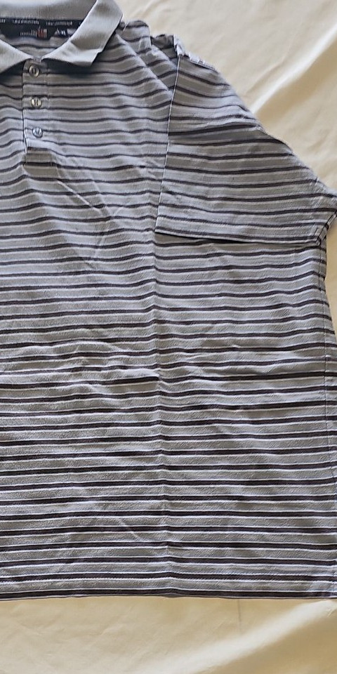Colin Montgomerie Striped Golf Polo Shirt XL U842 - Image 7