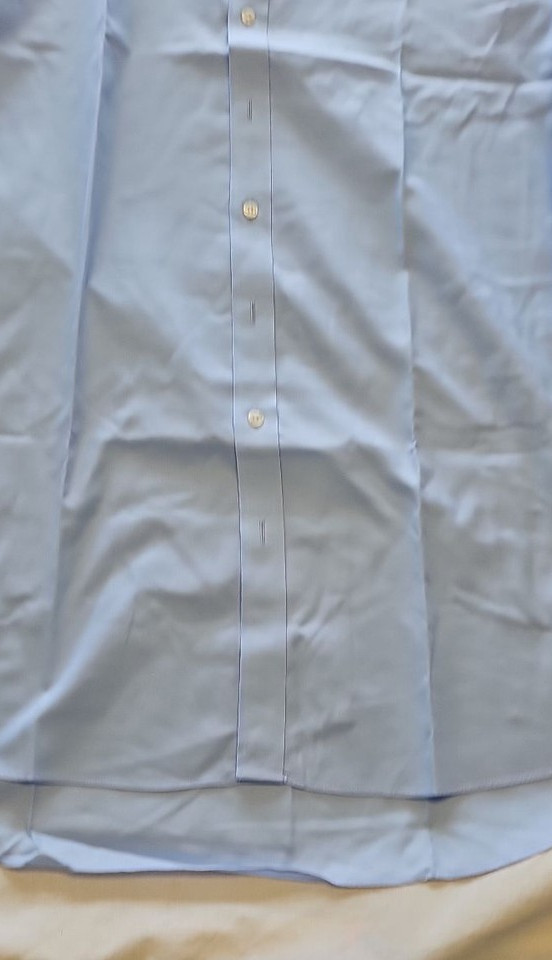 Charles Tyrwhitt Men's Light Blue Non-Iron Twill Dress Shirt - 18/37in U845 - Image 8