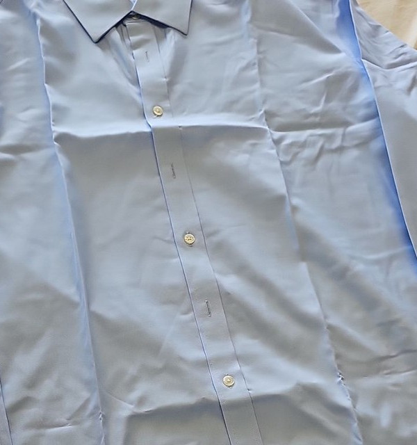 Charles Tyrwhitt Men's Light Blue Non-Iron Twill Dress Shirt - 18/37in U845 - Image 12