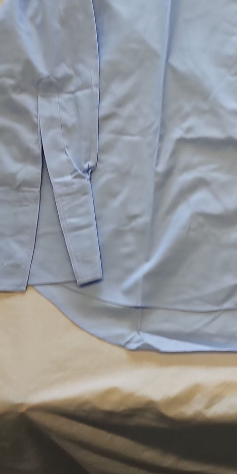 Charles Tyrwhitt Men's Light Blue Non-Iron Twill Dress Shirt - 18/37in U845 - Image 9
