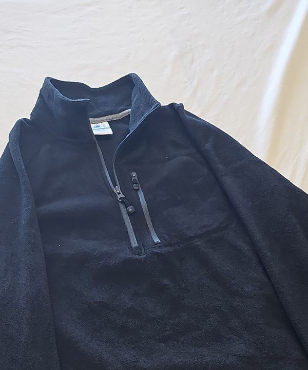 Vintage Starter Black Quarter-Zip Fleece Pullover - Size M X872 - Image 12