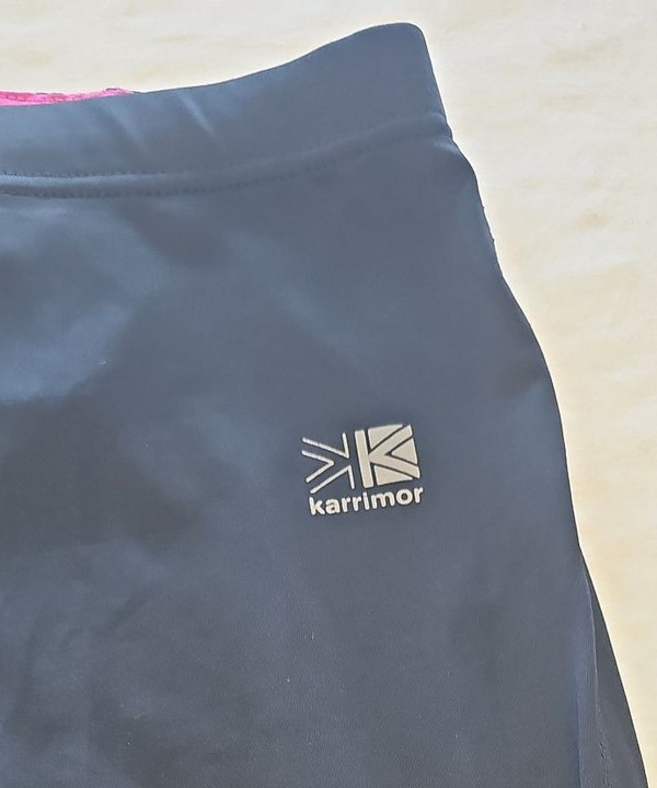 Karrimor Women's Black Running Leggings Reflective Details approx 12/14 X877 - Image 9