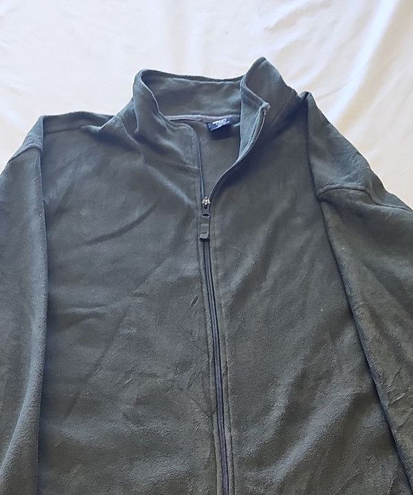 Vintage Starter Men's Charcoal Grey Full-Zip Fleece Jacket 2XL AA909 - Image 12