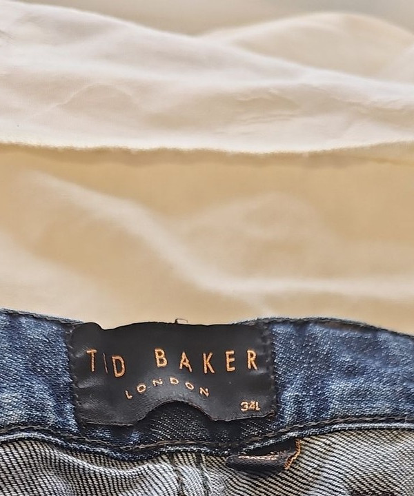 Ted Baker London Men's Straight Leg Blue Denim Jeans Size 32L W32 EE980 - Image 9