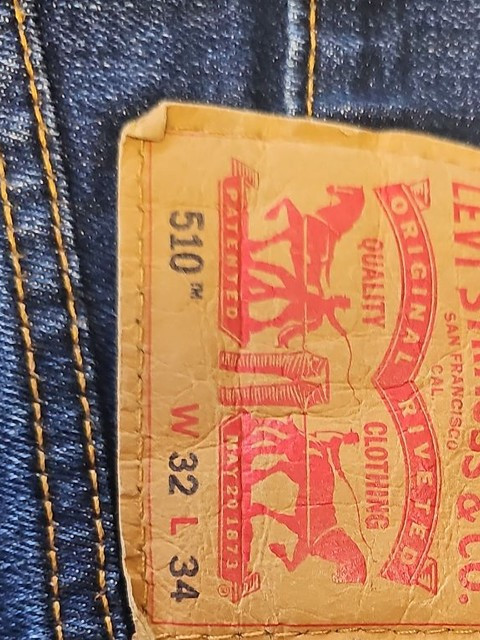 Levi's 510 Skinny Fit Jeans W32 L34 Dark Wash Denim w32 l34 EE981 - Image 10
