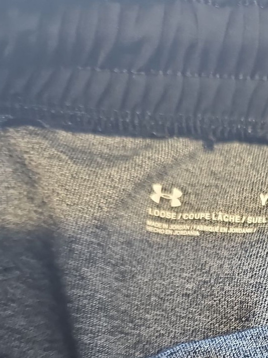 Under Armour Youth Grey Cargo Fleece Joggers FF402 - Image 8