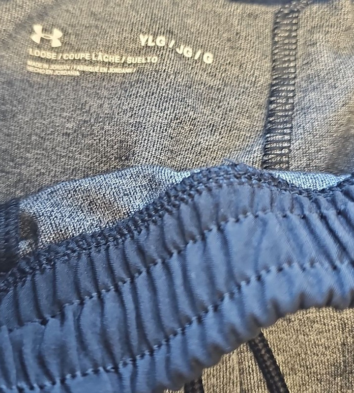 Under Armour Youth Grey Cargo Fleece Joggers FF402 - Image 9