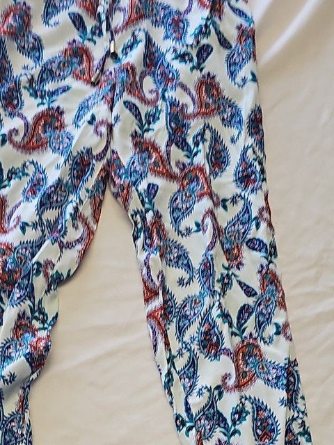 Primark Women's Paisley Print Lightweight Joggers - UK 6 DD971 - Image 6