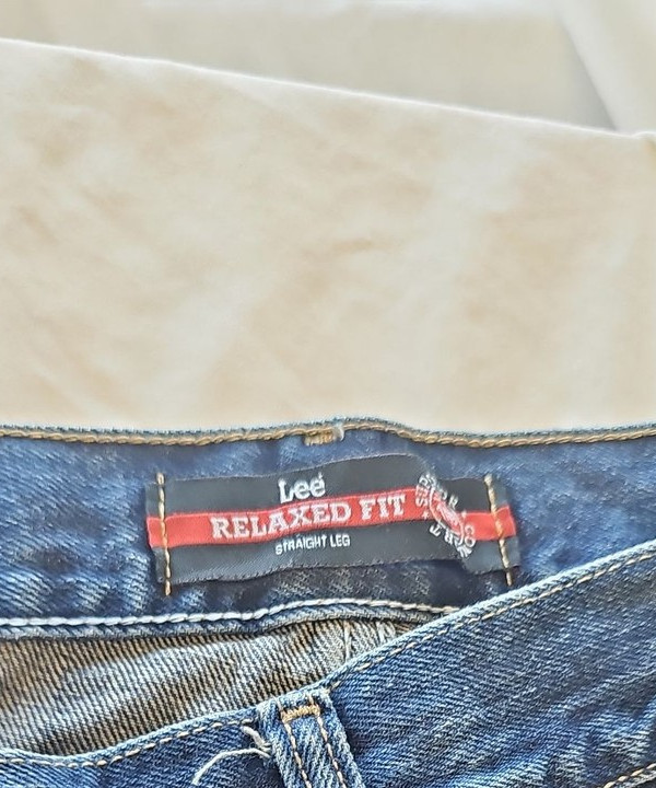 Lee Relaxed Fit Straight Leg Men's Denim Jeans w42 l32 DD965 - Image 8