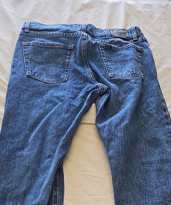 Lee Regular Fit Mid-Wash Blue Denim Jeans w32 l29 DD966 - Image 11