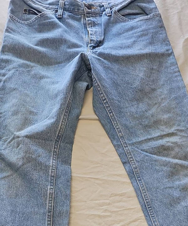 Vintage Lee Light Wash Straight Leg Jeans w32 l32 DD962 - Image 11