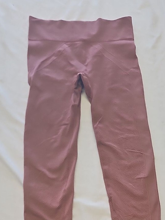 Primark Workout Seamless Ribbed Leggings in Mauve Rose xs MM60 - Image 5